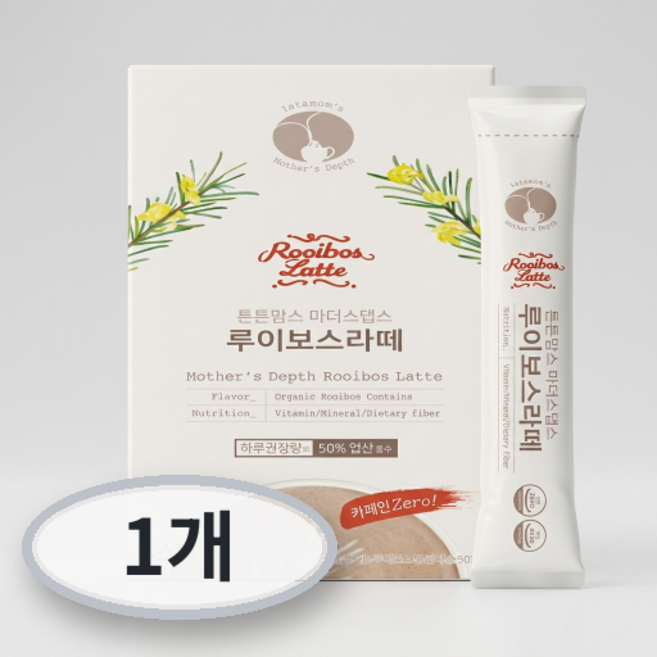 튼튼맘스 마더스댑스 루이보스라떼 분말, 16g, 6개입, 1개