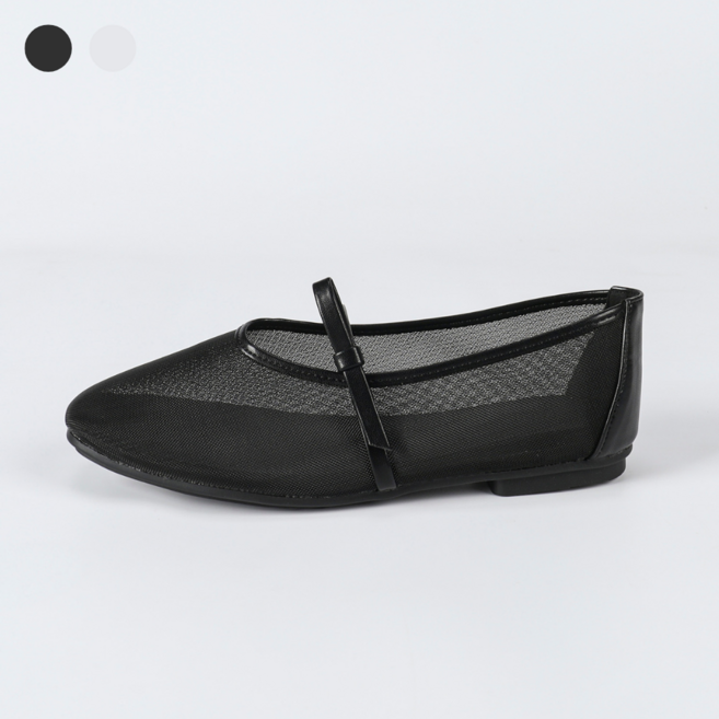 페조 여성 플랫슈즈 망사 단화 메리제인 구두 PZFLTC 896-2