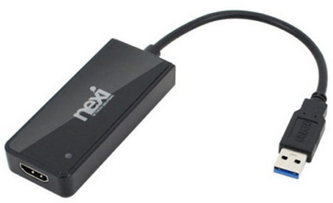 넥시 USB 3.0 to HDMI 컨버터, NX-U3TH324, 1개