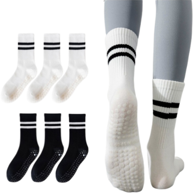 워너픽 논슬립 필라테스 요가 양말 6켤레