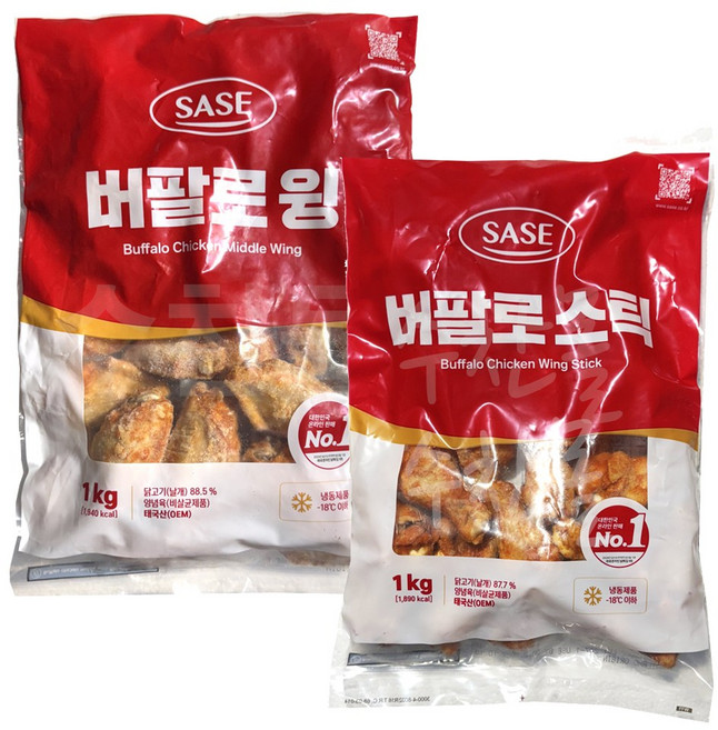 사세 세트 / 버팔로윙+버팔로스틱, 1개, 2kg