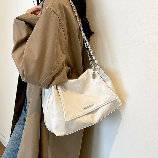 Modern Fashion 여성 클래식 체인 숄더백 실버 크로스백 MS21