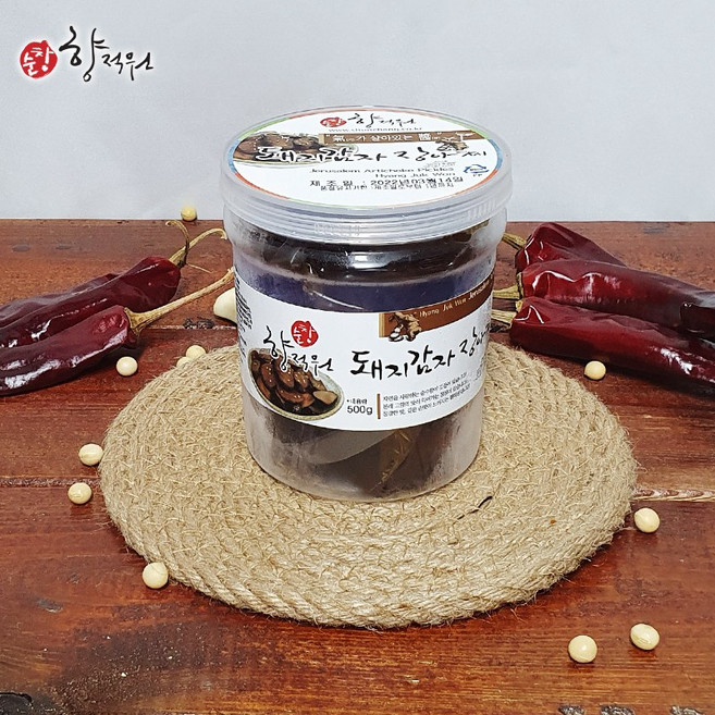 순창향적원 돼지감자 장아찌 500g, 1개