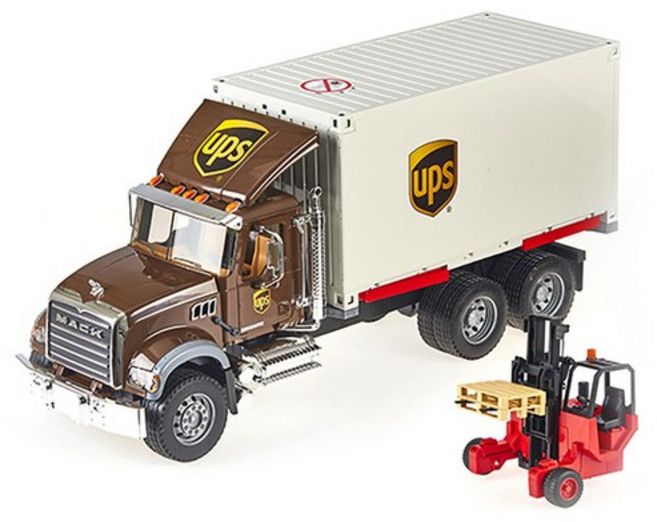 브루더 MACK-UPS 물류트럭 BR02828, 상세 설명 참조, 1개
