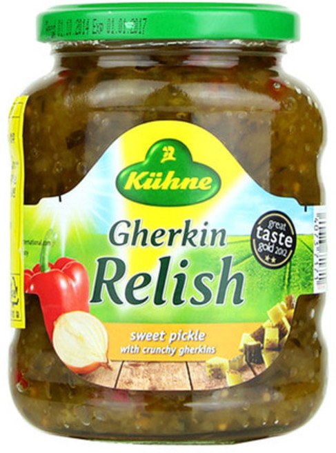 퀴네 게르킨 렐리쉬 스위트 피클, 350g, 6개