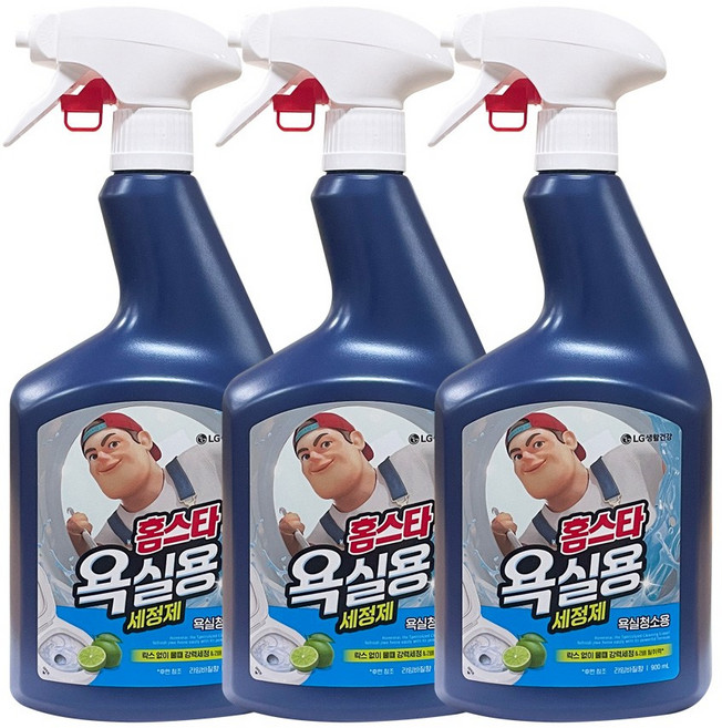 홈스타 맥스프레쉬 욕실용세정제 900ml 3개