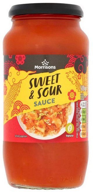 영국 모리슨 Morrisons Sweet & Sour Sauce 스위트 & 샤워 소스, 2개, 500g