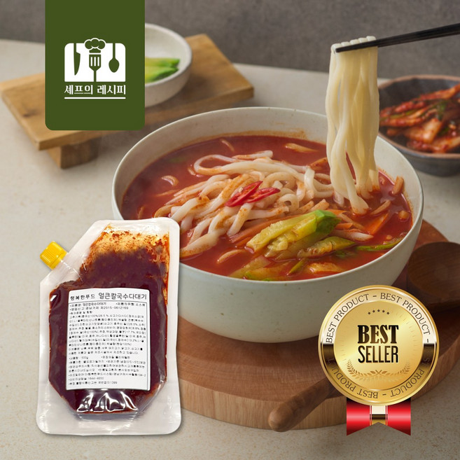 셰프의레시피 얼큰칼국수소스 장칼국수양념, 1개, 2kg
