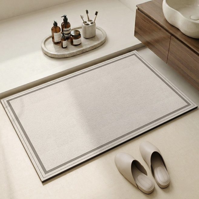 홈핏 빨아쓰는 규조토 발매트 1+1, E타입, 2개