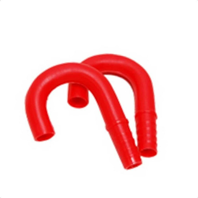 배수호스걸이 드레인고정 U자형 PVC 호스고리 2P 생활 배관이탈방지 역류방지트랩 욕실