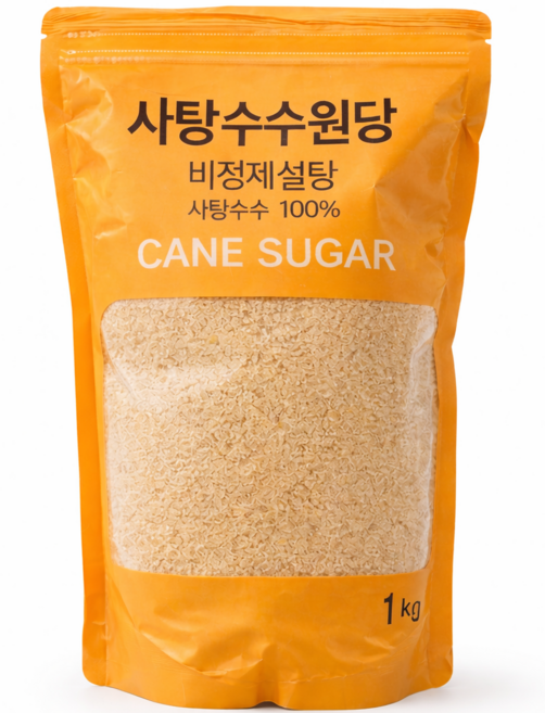 달곰 사각사각 사탕수수 비정제 원당 설탕, 1kg, 1개