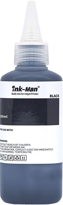 잉크맨 HP932 HP933 호환 무한 리필 잉크 HP 오피스젯 프로 6100 6600 6700 7110 7510 7610 7612 무한공급기 충전용 HP 932 933 무한잉크, 뾰족캡 100ml 검정, 1개