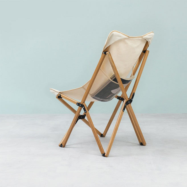 캠선생 휴체어 간편한 캠핑의자 가볍게 설치 해체 비취우드소재 휴의자, 휴의자(비취우드), 1개