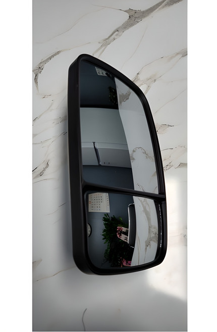 일체형미러QM-9102 굴착기 포크레인 지게차 트랙터 존디어 백미러 사이드미러 듀얼 사각지대 하부가 잘보이는, 1개