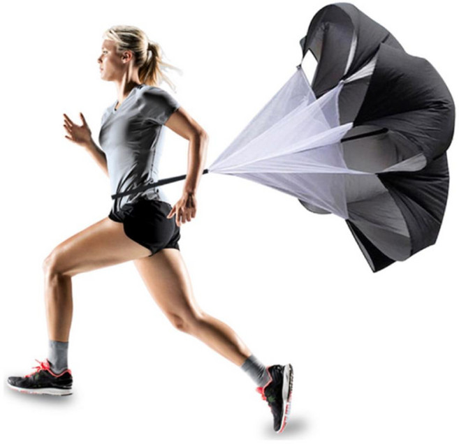 공기저항 미니 낙하산 체육대회 달리기 러닝 게임 운동선수 클럽 순발력 하체 육상 체전 훈련생 워크샵