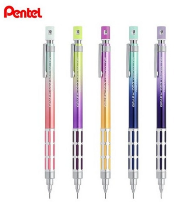 펜텔 그래프1000꿈결오로라샤프(0.5mm) ★한정판★, 스카이블루x블루 (884851118714)