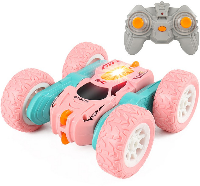 덤블링 알씨카 무선조종 rc카, 덤블링 RC카 SY6 핑크, 1개