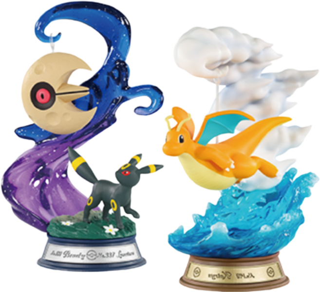 포켓몬스터 피규어 스윙비네트4 망나뇽 블래키 루나톤, 1개