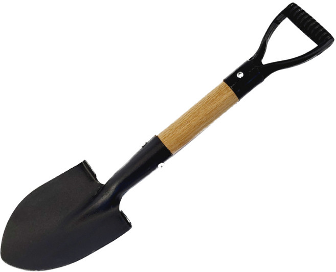 원스타 갯벌 해루질 캠핑 모래 제설 캠핑 미니삽 3종, 1개, 나무 미니삽 38cm