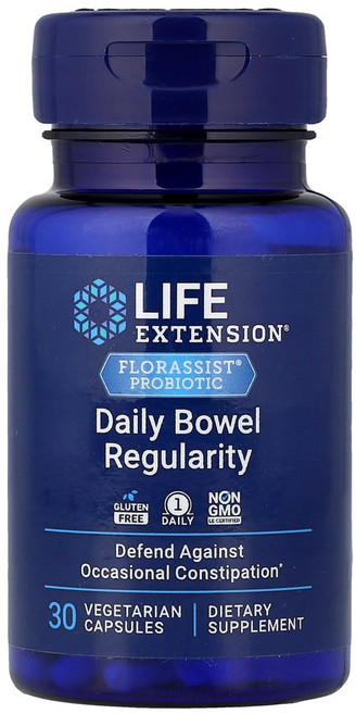 라이프익스텐션 플로라시스트 데일리 바월 레귤레러티 베지테리안 캡슐, 30정, 1개