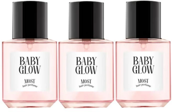 데일리콤마 모스트 헤어퍼퓸 베이비글로우, 30ml, 3개 - 쿠팡