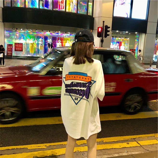 리앤수 가볍고 편한 오버핏 반팔티