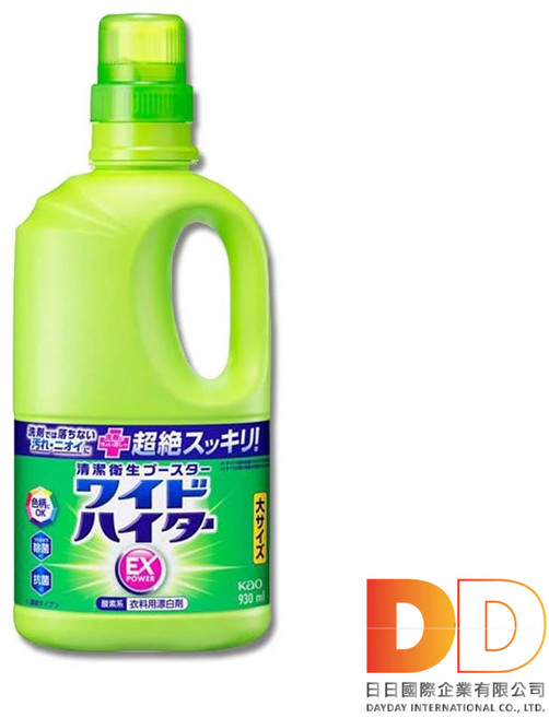 日本 KAO 花王 EX Power 彩色衣物 護色 消臭 去漬 氧系 濃縮漂白劑 930ml/大瓶, 1個