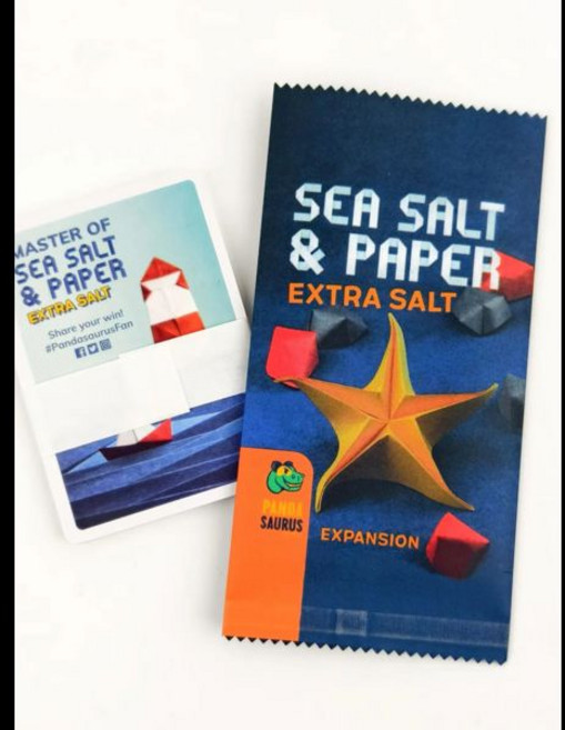 Sea Salt and Paper EXTRA SAL 영어 가족 및 파티 재미있는 테이블 게임 친구 엔터테인먼트 전략 게임, [02] EXTRA SALT, 1개