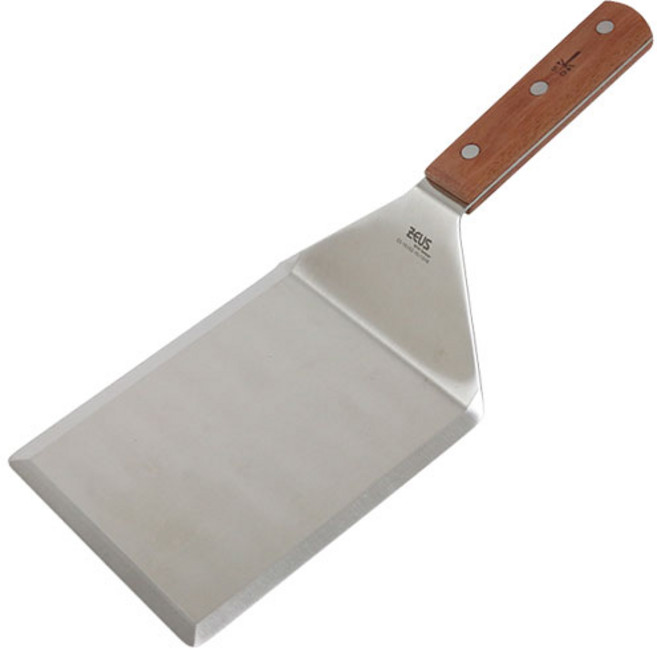 제우스 사각 스패치 (왕대) 전뒤집게 철판 패티 서버, 1개