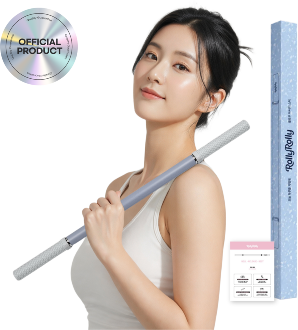 롤리롤리 플로우 마사지 스틱, 스카이블루, 1개