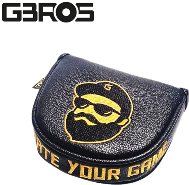 지브로스 GBros Zero torque putter 제로토크 퍼터 전용 커버(M 사이즈) 굴림채퍼터 LAB퍼터 스파이더ZT 퍼터 커버, 1개, 블랙