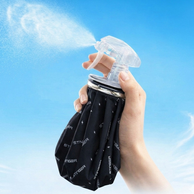 인콘트로 스팅어 빅사이즈 스트랩 아이스 스프레이 파우치 얼음주머니 냉온겸용, FREE(7x25cm), 시그니처 블루