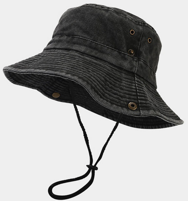 홀리마카로니 빅사이즈 남녀공용 빈티지 워싱 벙거지 버킷햇