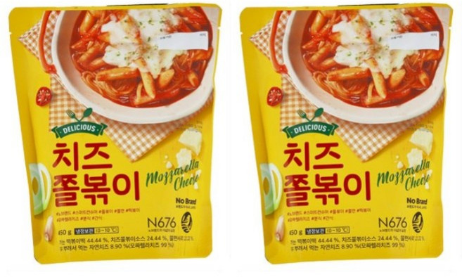 노브랜드 치즈 쫄볶이 450g 냉장 총수량 두개