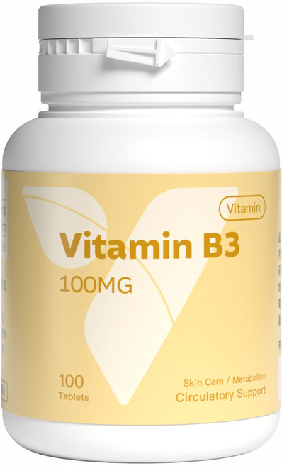 VITA 維他命B3 菸鹼酸 100MG 100顆, 1個
