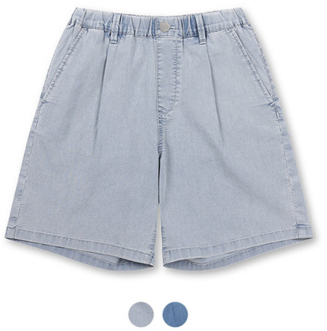 폴햄키즈 폴햄키즈 시그니처 여아 4부 숏 데님 팬츠_PKE2DH2043