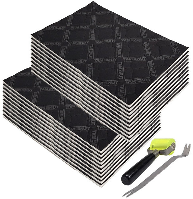 방진매트20장세트선택 튠매트 TUNEMAT 알루미늄 부틸 방음지 차량용 흡음 차음재, 튠 신슐레이트 흡음재20장풀세트 (430패드M)