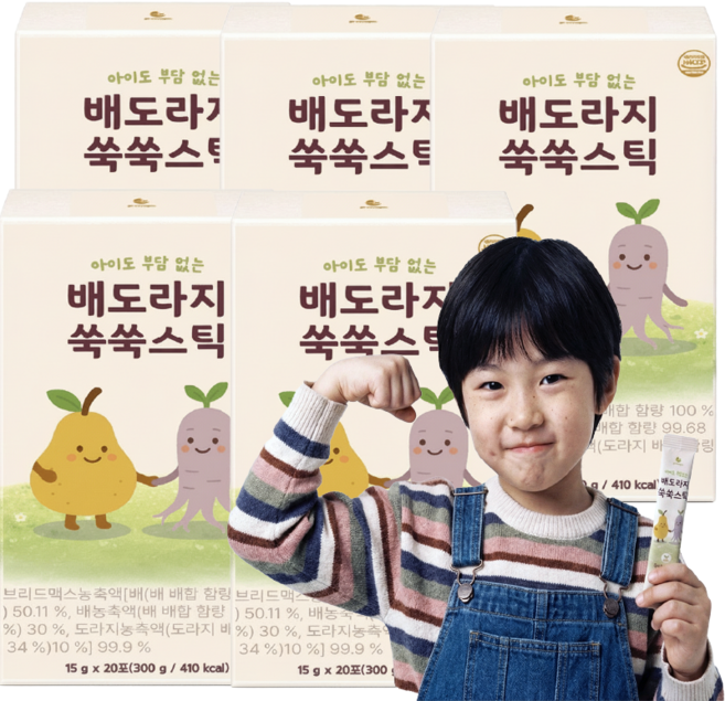 위블 배도라지스틱 물타지 않는 진짜 도라지배 진액, 100개, 15g