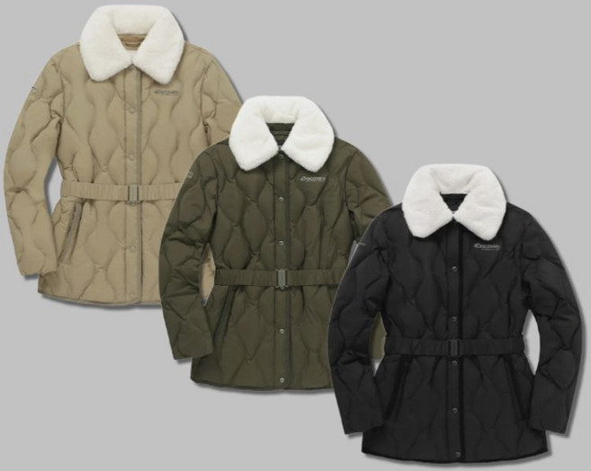 백화점정품 디스커버리 여성 덕다운 미드패딩 점퍼 방풍 겨울 퀼팅 퍼 자켓