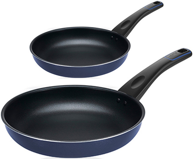 도루코 퓨어라이트 애쉬블루 프라이팬 2종 세트 (20cm+28cm) 인덕션 사용불가 gi, 1개