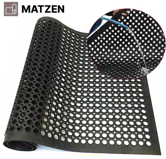 매트젠 고무매트 발매트 깔판 미끄럼방지 깔개, 논슬립 고무매트 소형(60x90cm), 1개