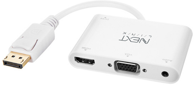 DP to HDMI RGB 콤보 컨버터 NEXTLINK-DPHV02, 선택하세요, 1개