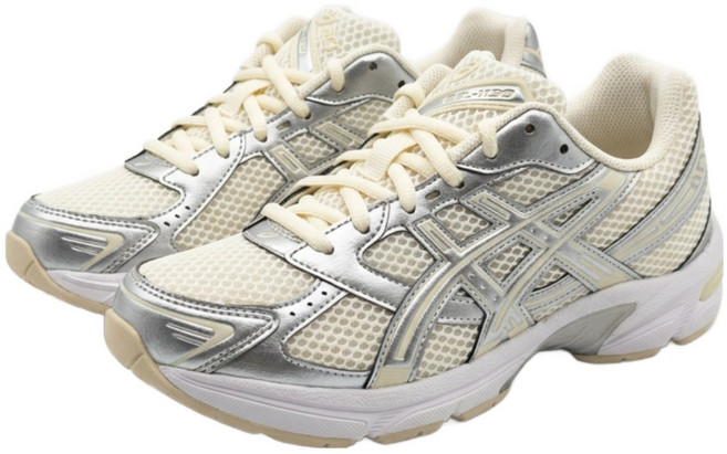 국내 매장 정품 아식스 러닝화 젤 1130 크림 실버 남여공용 신발 운동화 GUNS 사은품 제공