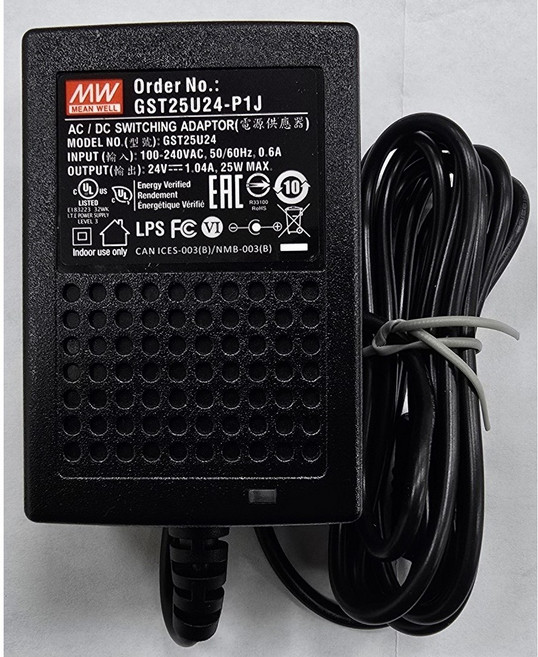MEAN WELL GST25U24-P1J 24V 25W AC/DC 變壓器, 1個