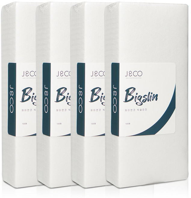제이앤코 빅슬린 빅사이즈 머슬린천 왁싱 부직포, 4개