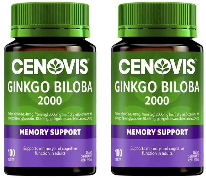 세노비스 징코 빌로바 2000 Cenovis Ginkgo Biloba, 2개 - 쿠팡