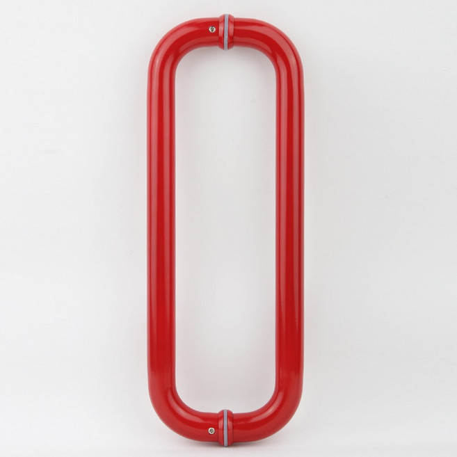 밴딩 레드 강화도어 현관문 손잡이 340mm, 밴딩(레드)