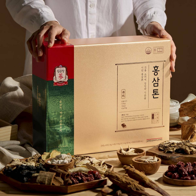 [정관장 본사직영]홍삼톤 (50ml*60포)+쇼핑백, 1개, 60회분