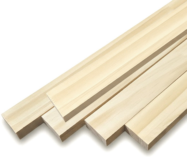 아이베란다 미송 각재 집성 목재 각목 패널 몰딩, 5개, 15x30x800mm