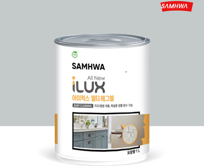 삼화페인트 아이럭스 멀티 에그쉘 200컬러 가구 방문 페인트, 67 문스톤, 1000ml, 1개